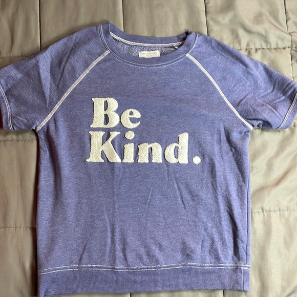 Be Kind short sleeve sweatshirt